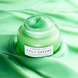 Farmacy Daily Greens Face Moisturizer - Oil Free Facial Moisturizer with Polyglutamic + Hyaluronic Acid - Gel Facial Cream that Reduces Shine, Clears Pores + Balances Oil - Fragrance-Free (50ml)