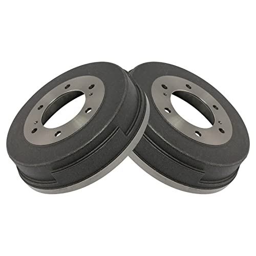 TRQ Brake Drum Rear LH RH Pair for Nissan D21 Hard Body Frontier Pathfinder