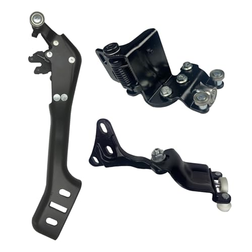 UVYMZY Transit Right Sliding Door Roller Hinge Set Upper Middle Lower Compatible with 2015-2019 Ford Transit 150 250 350 350HD Passenger Side Power Center Door Roller Assembly Replaces BK31V25000AG