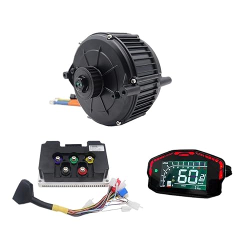 Mid Drive Motor, Mid-Drive Motor with ND72680 Fardriver Controller and DKD Display QS165 V2 35H 5KW Peak 10KW 6500RPM