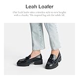 COACH Women's Flats Leah Loafer, Color Black, Size 8