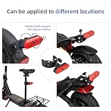 ulip Bike Scooter Tail Light Bicycle Rear Light Back USB Rechargeable Ultra Bright Safety Warning Cycling Tail Light for Night