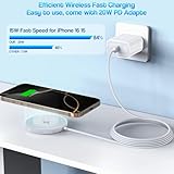 Magnetic Wireless Charger for iPhone 16 15,2Pack 6FT 15W Apple Fast Mag-Safe Charger,With 20W USB C Fast Charging Block Adapter for iPhone 16/16 Pro/Pro Max/15/14/13/Plus/Pro/Pro Max,AirPods 3/2/Pro 2