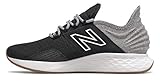 New Balance Women's Fresh Foam Roav V1 Sneaker, Black/Light Aluminum, 9.5 M US