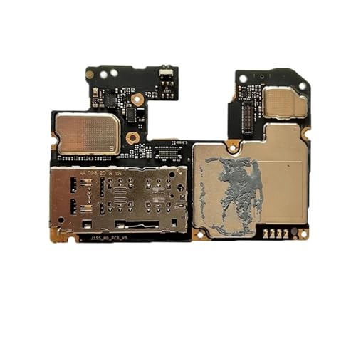 Logic Board Full Chips Global PlateCompatible for Xiaomi，Compatible for Redmi，Note 9 4G Motherboard Original Unlocked 64GB 128GB Mainboard，Compatible ForRedmi，10X(4G RAM-128G ROM)