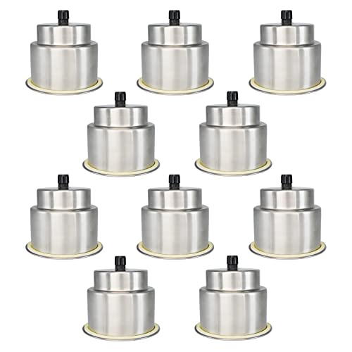 DNB Stainless Steel Cup Holder - 10 PCS Insert Drink Holders with Drain - Marine Boat Accessories