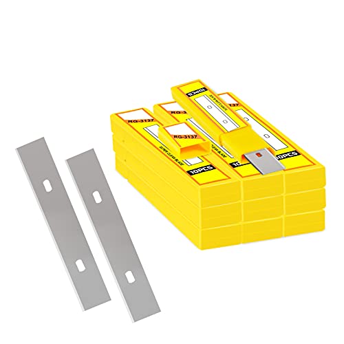 WRAPXPERT Scraper Blade 4 inch 100pcs Replacement Razor Blades for Cleaning Glass Wall Windows Stove