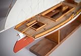 Midwest Chesapeake Bay Skipjack 1:28 Scale - Wooden Sailing Ship Model Building Kit for Adults - DIY Woodcraft Self Assembly