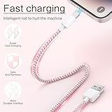 [Apple MFi Certified] 6Pack 3/3/6/6/6/10 FT iPhone Charger Nylon Braided Fast Charging Pastel Cute Colors Lightning Cable Compatible iPhone 14 Pro/13 mini/13/12/11 Pro MAX/XR/XS/8/7/Plus/6S