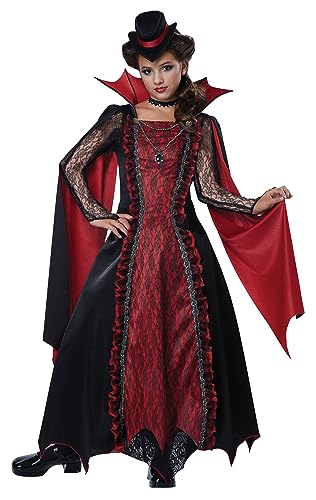 California Costumes Girls Victorian Vampira Costume X-Large