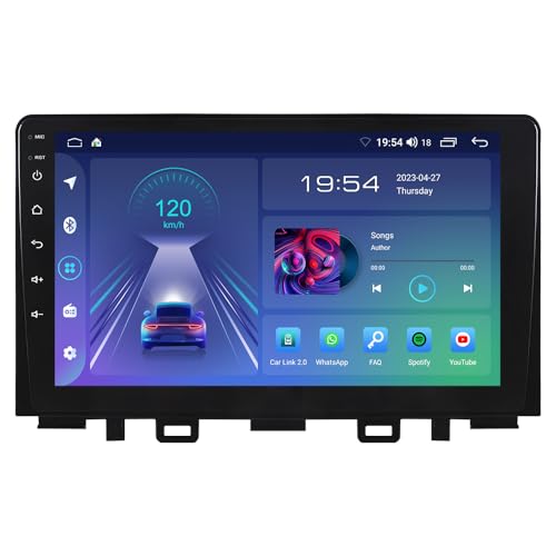 Asure Car Stereo Upgrade for Kia Rio YB/SC 2018-2023 Low-end Version Cars,9 inch 1280x800 Touchscreen 4core 2GB+32GB Car Radio,GPS Navigation Unit with Carplay Android Auto,Car Dash Multimedia Player