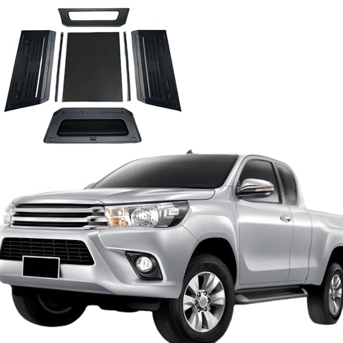 MXQYU 4x4 Truck Canopy Hardtop Canopy Compatible for Toyota Hilux Pickup 2023 Double Cab Steel Canopy Pickup Truck