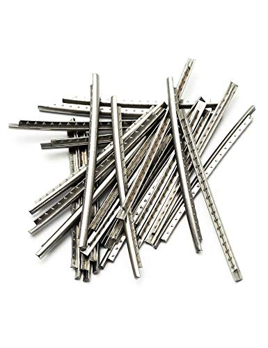 Holmer Guitar Fret Wires 2.9mm 24 Frets Stainless Steel Fretwire Compatible with Fender Gibson Electric or Acoustic Guitar Bass guitar Fingerboard Replacement. (2.9mm-24 frets)