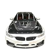 F80 M3 F82 M4 Forged Carbon Fiber FRP Front Engine Hood Bonnet Compatible for BMW F80 M3 F82 M4 15-17(FRP)