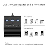 UGREEN USB Card Reader USB 3.0 Hub 3 Ports with SD TF MS M2 Card Adapter and Phone Stand Dock Combo for iMac MacBook Pro Air Macbook Retina Mac Mini Windows Surface Pro IdeaPad PC LaptopTablet