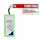 HQCUZZY 3000mAh NR49AA800P Battery ，Compatible for Philips FC8800 FC8802 ，Vacuum Robot Vacuum Cleaner Pack Replacent