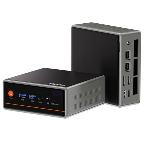 Trycoo Mini PC, Ryzen 5 5600H (6C/12T, up to 4.2Ghz),8GB DDR4/256GB NVMe SSD,Type-C/DP/HD,4K/60Hz Triple-Display,Mini Desktop Computer,Dual LAN/WiFi6/BT5.2/USB3.2 Mini Computers