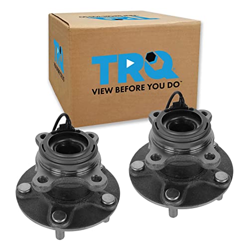 TRQ Rear Wheel Hub Bearings Assembly Set Compatible with 2007-2013 Suzuki SX4