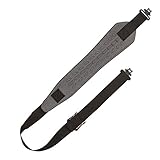 Allen Company Boulder BakTrak 2-Point Rifle and Shotgun Sling - Rubber Grip with Swivels - Ideal for Hunting and Shooting - Gun Strap - Tested up to 300 Lbs. - Black