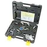 Mityvac MV6840 Hydraulic Brake and Clutch Pressure Bleeding System, Includes Seven (7) Master Cylinder Adapters, 1.2 Gallon Reservoir, Quick-Change Connections Pressure Relief Valve, Storage Case