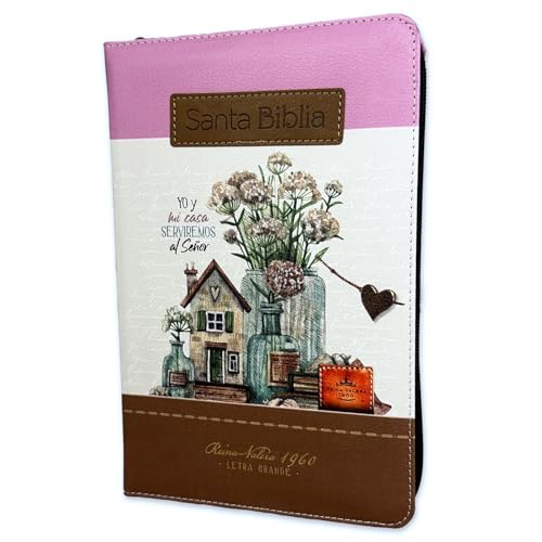 Biblia para Mujeres Letra Grande 12 puntos con Cierre RV1960 con indice - Yo y mi casa