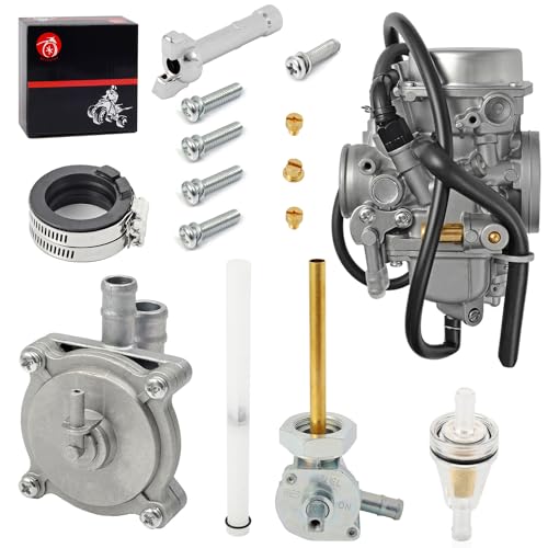 Carburetor Carb and Fuel Petcock + Fuel Gas Auto Petcock Valve Intake Manifold For HONDA Shadow VLX 600 VT600 C CD 1999-2007