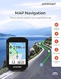 iGPSPORT BSC300T Wireless Bike Computer GPS, Touchscreen Offline MAP Navigation Off Course Warning Compatible with Insta 360, for Ebike Road Bike MTB (Touch Screen&Button)