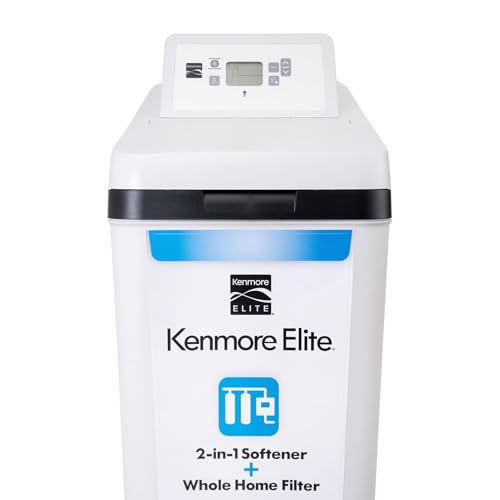 Kenmore Elite 520 Hybrid Water Softener & Whole House Filtration System | NSF Certified | Reduces Hard Water and Chlorine Taste & Odor in Your Home | Fully Programmable