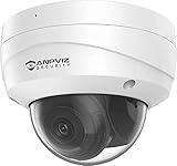 Anpviz 4K 8MP PoE IP Security Dome Camera with Audio Indoor Outdoor, Wide Angle 2.8mm Lens, Night Vision 98ft, IP67 Weatherproof