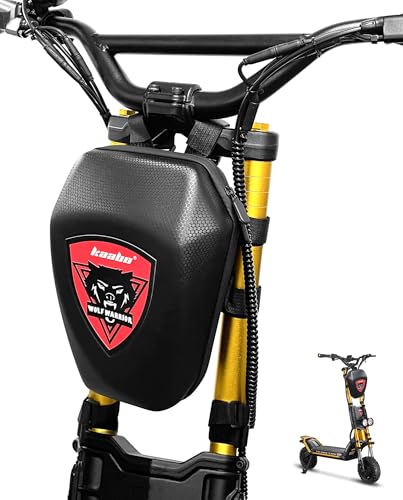stio Waterproof Storage Bag Compatible with Kaabo Wolf King GT Pro Wolf Warrior Kick Scooter Multi-Purpose Front Hanging Bag Handlebar Portable Bag for Double Pole Scooter Original Accessories