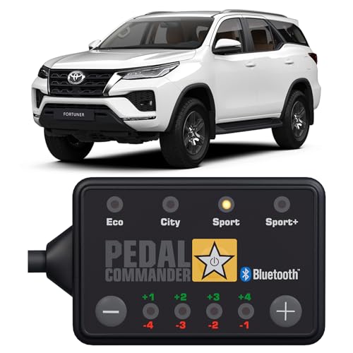 PEDAL COMMANDER for Toyota Fortuner 2016+ Throttle Response Controller - Fits G, G TRD Sportivo, LUX, GX, VX, 2.4L, 2.7L, 2.8L, 3.0L, 4.0L, Gas & Diesel Toyota Fortuner Accessories