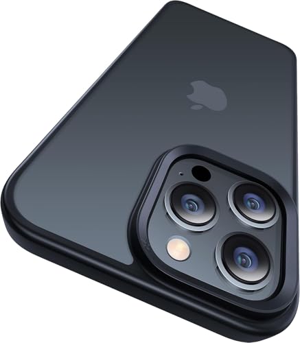 CASEKOO for iPhone 16 Pro Max Case Matte Shockproof, [Never Yellow] [12FT Mil-Grade Drop Protection] Translucent Slim Cover Women Men for iPhone 16 Pro Max Case 6.9'' 2024, Frosted Black