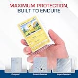 BCW 3x4 Standard Topload Card Holders - 100 Pack | Toploader Hard Plastic Card Sleeves for Baseball, Football, Basketball, Pokemon, Yugioh, MTG Cards | Clear Card Protector Sleeves