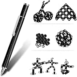 QAQcew Fidget Pen, Decompression Magnetic Fidget Toy Pen, Magnet Pen Fidget Toy Relieve Pressure Novel Toy Gift for Kids or Friends! (Black)