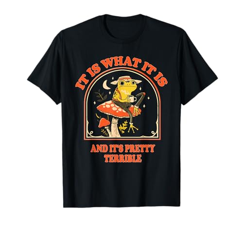 It Is What It Is And It's Pretty Terrible Funny design T-Shirt