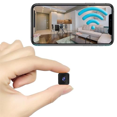 Mini Wireless Indoor Camera WIFI Home Security Camera Small Outdoor WiFi Pet Cameras,2025 Pet HD Tiny Nanny Cam, Wide Angle,Night Vision, House Door Cameras, No Need WiFi Camera,For Home Security