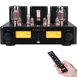 Juson Audio FTA88 180W KT88 Valve Tube Amplifier Class A HiFi Vacuum Amp with BT 5.0 Mosfet Single Ended Dual Mode Remote aptX-HD