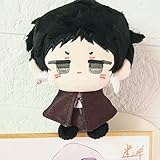 CALEMBOU Anime Plush Keychain, 4" Cute Chibi Plush Figure Key Chain Pendant for Backpack, Dazai Osamu Chuuya Rampo Fyodor Plush for BSD Fans (Ryunosuke Akutagawa)