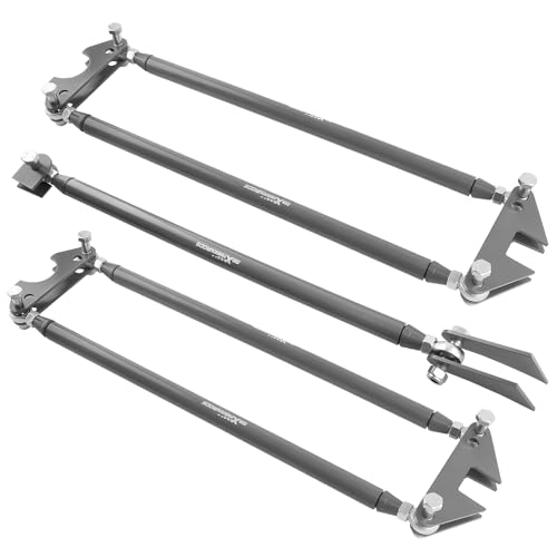 Waverspeed Parallel 4-Link Suspension Kit, Universal Weld-On 24" Steel Bars for Rat Rod Hot Rod Truck Classic Car