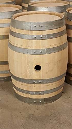 Wine Barrel Creations 15 Gallon Used Oak Wine Barrel reconditioned to New for Display Only