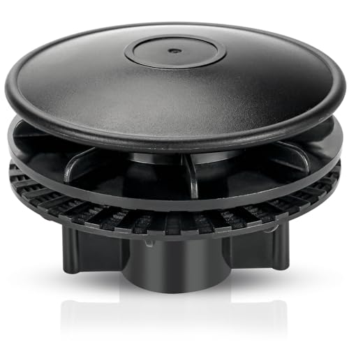 Boat Vent Black Boat Hatch Cover Support Mushroom Cap 4-1/4 inch