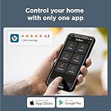 Brilliant Smart Home Control (Plug-In Panel) — Alexa Built-In & Compatible with Ring, Sonos, Hue, Google Nest, Wemo, SmartThings, Apple HomeKit — In-Wall Touchscreen Control for Lights, Music, & More