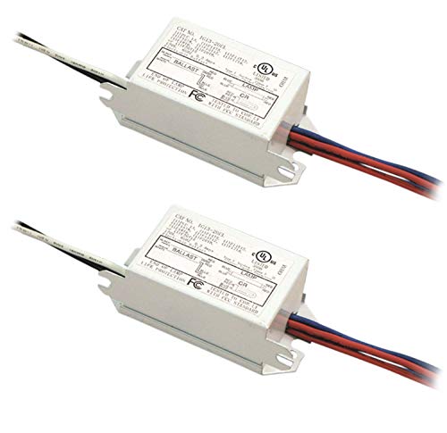 Solus IG13-20EL-2PK Electronic 120V Fluorescent Ballast, Easy Install & Energy Saving, Great for Aquarium & Terrarium Lamp Lighting, Multi-Watt, UL & CUL, 2-pk, Operates Linear Fluorescent Lamps