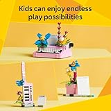 LEGO Creator 3 in 1 Typewriter with Flowers - Building Toy with 3 Building Options, Typewriter, Flowerpot with Pen & Notebook, or Keytar - Gift Idea for Birthdays - 31169