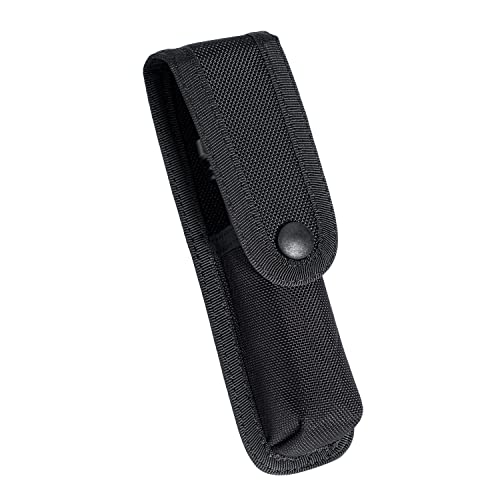 TACNEX Flashlight Holster for Duty Belt Tactical MOLLE Torch Holder Nylon Light Case Carry Pouch Tool Sheath for Police Leo Security Military 1 1/3" Diameter