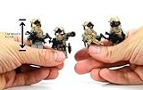 Battle Brick Custom Special Forces Army Rangers Custom Minifigure Compatible with Lego® Bricks | 90% Gear Made in The USA | Genuine Military Minifig | 1.6 Inches Tall | Ages 10+ to AFOL