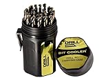 Drill America - KFD29J-PC 29 Piece Heavy Duty High Speed Steel Drill Bit Set with Black and Gold Finish in Round Case (1/16" - 1/2" x 64ths), KFD Series