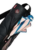 Manduka Yoga Breathe Easy Mat Carrier - Lightweight, Breathable Mesh with Zipper Closure, Easy to Carry, Hands-Free, Black, 1 EA, 26.5” x 6.5” x 6.5”