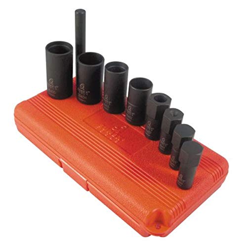 SUNEX TOOLS 2840 9 Piece Hubcap and Wheel Lock Removal Kit
