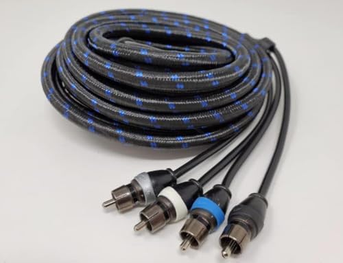 Sky High Car Audio 4-Channel Triple Shielded RCA - 12ft